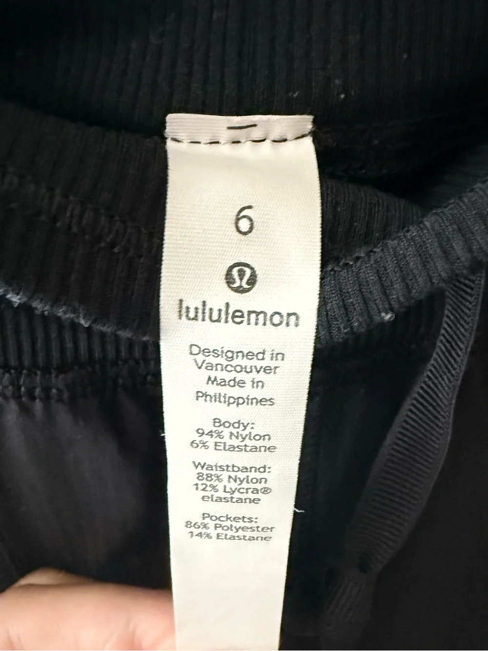 lululemon athletica Black Jogger Pants